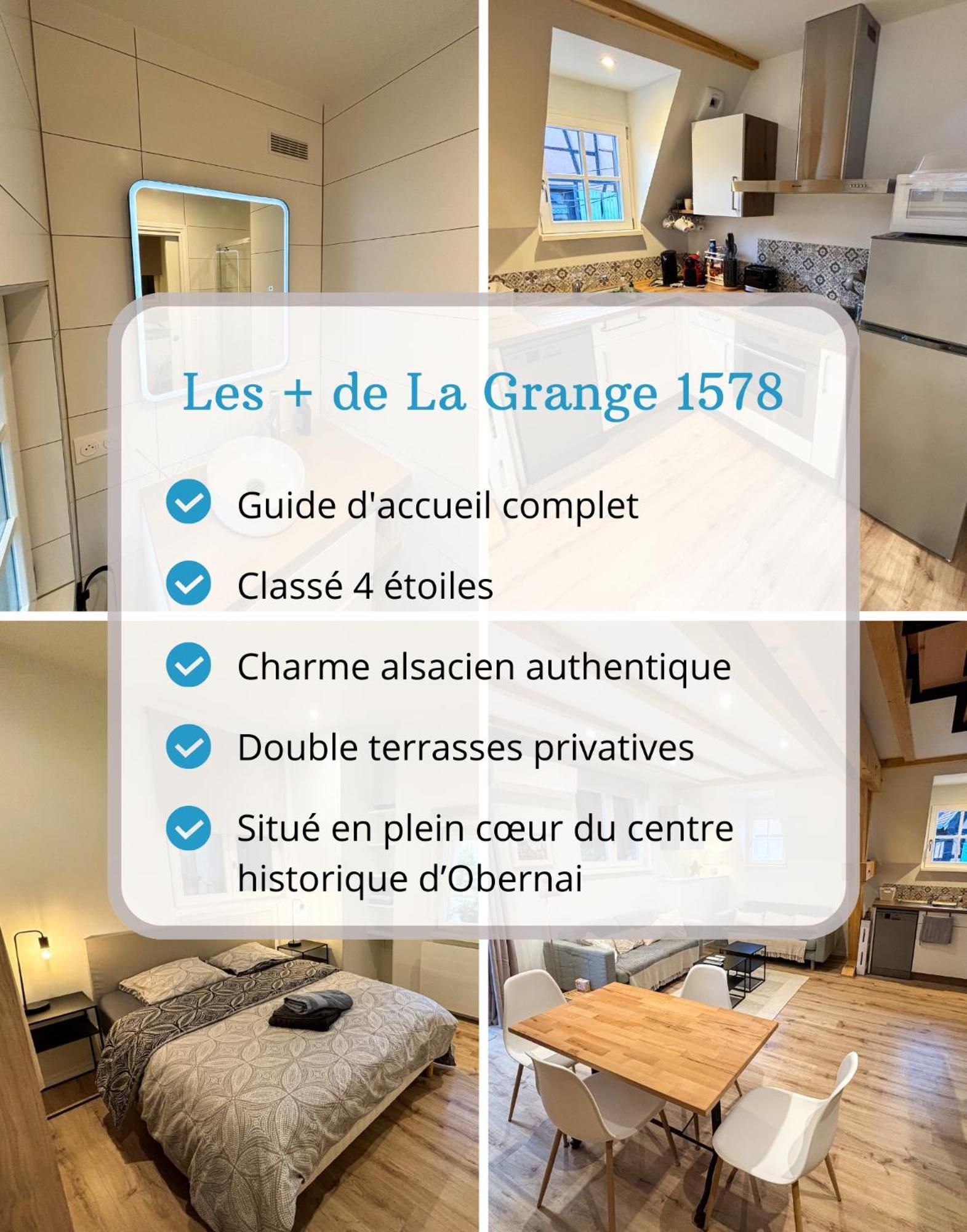 La Grange 1578 - Maison 4 Etoiles - Centre Ville - Commerce A Proximite Obernai Exteriör bild